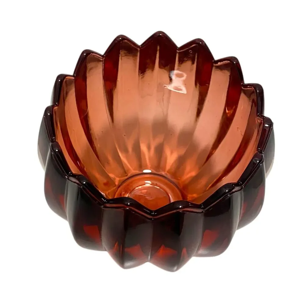 New in Box GODINGER Red Crystal Votive Holder with bonus tealight candle Vase